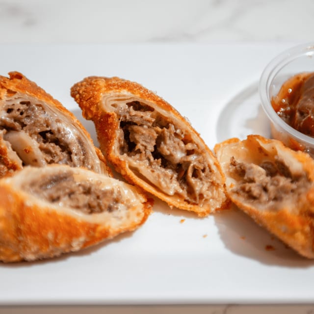 Cheezsteak Egg Rolls.