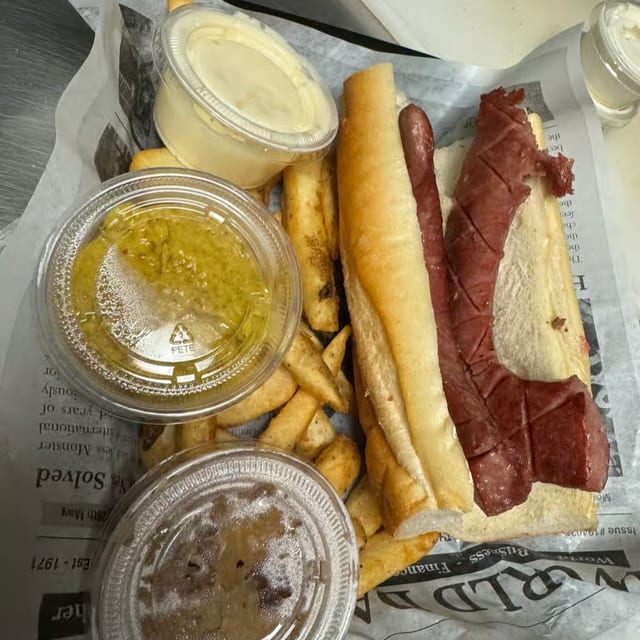 Kielbasa Sandwich.