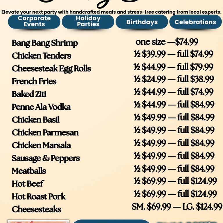 American Catering for Your Next Event in Levittown