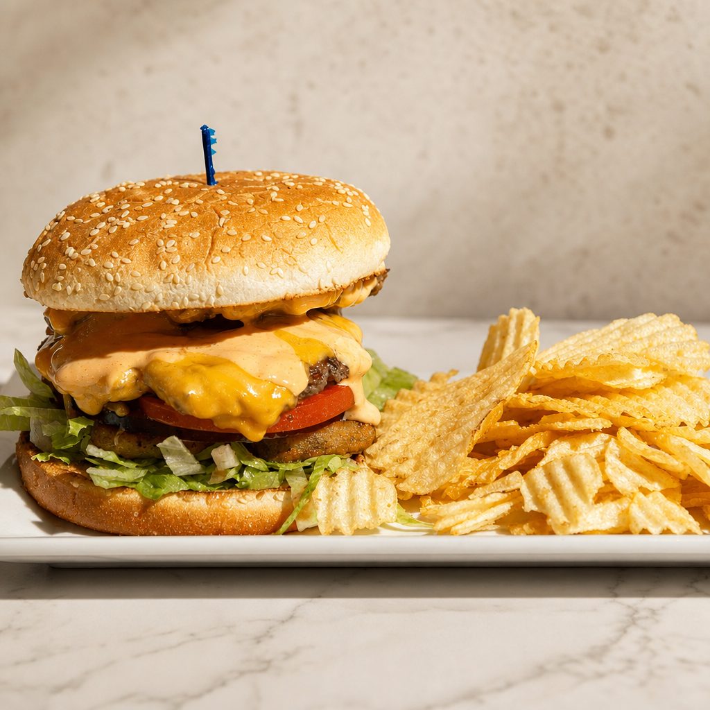 The Big Mick Burger.