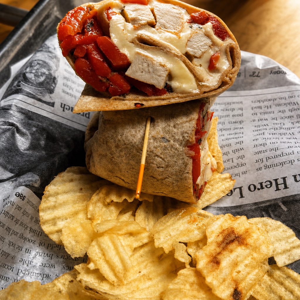 Chicken Italiano Wrap.