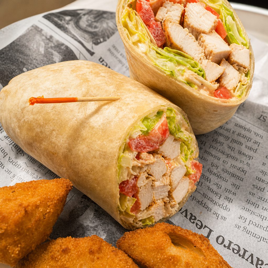 Gleason's Chicken Wrap.