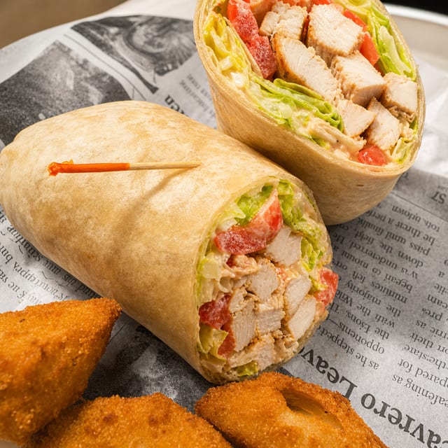 Gleason's Chicken Wrap.
