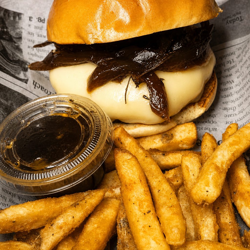 French Onion Burger.