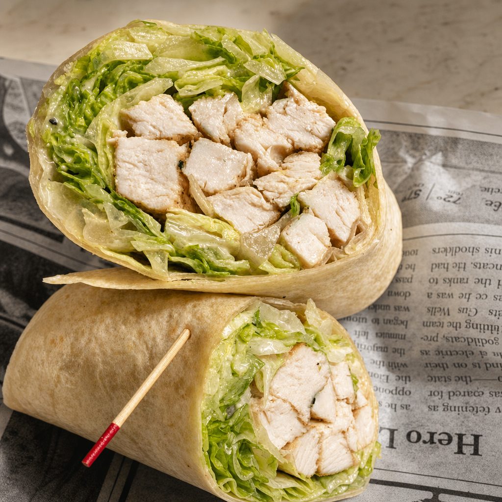 Chicken Caesar Wrap.