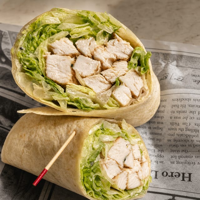 Chicken Caesar Wrap.