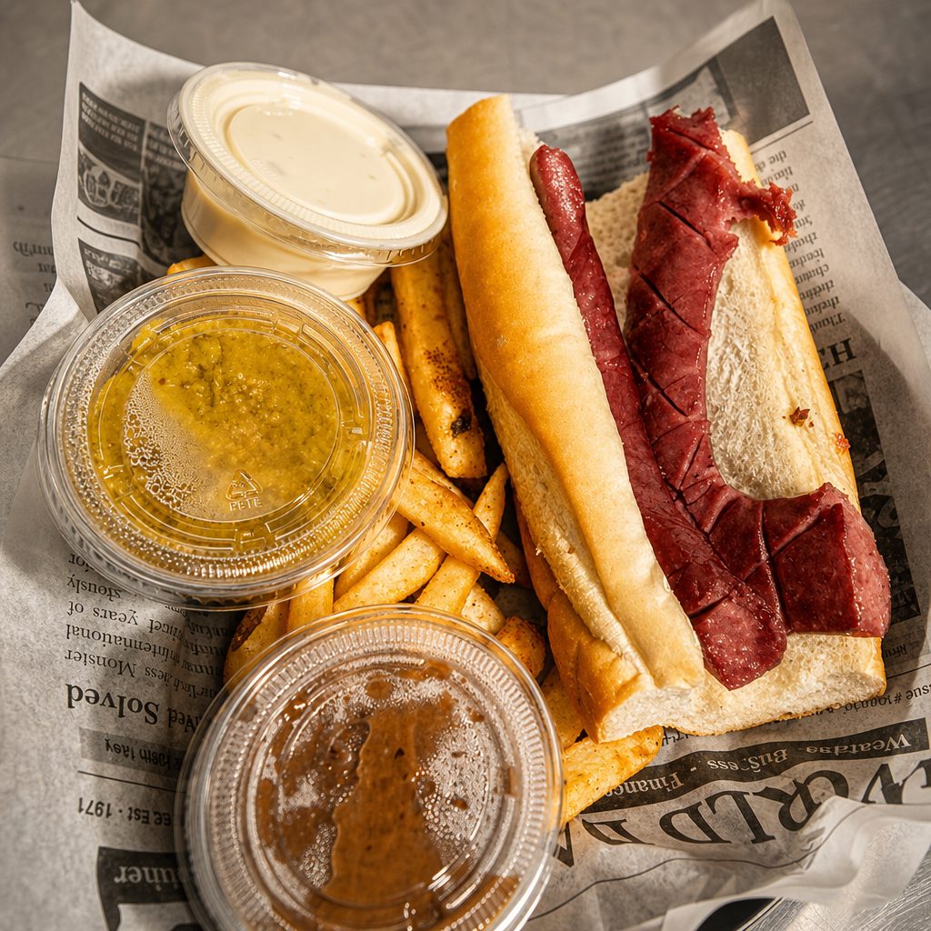 Kielbasa Sandwich.