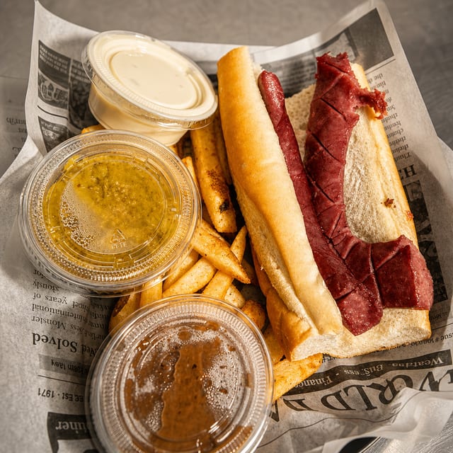 Kielbasa Sandwich.