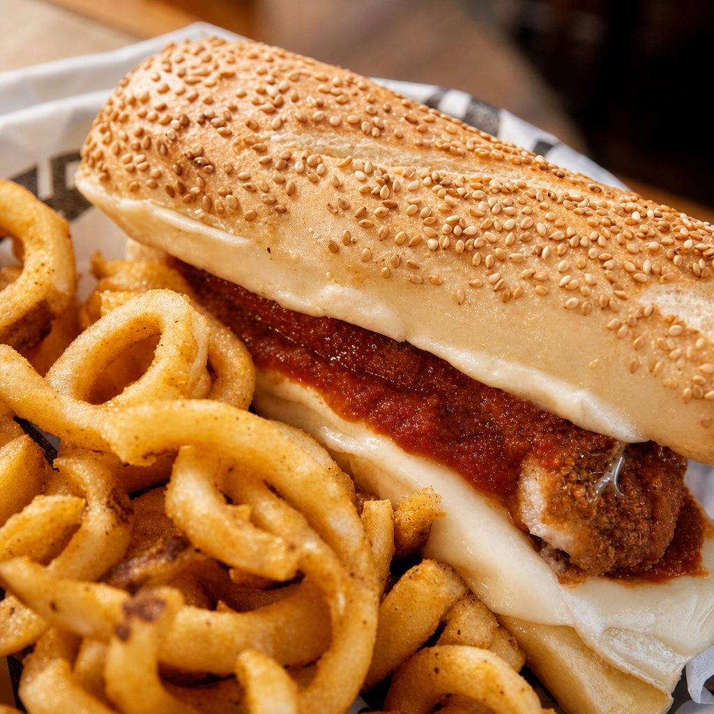 Chicken Parm Sandwich.