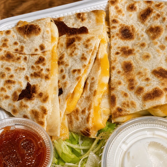 Cheez Quesadilla.