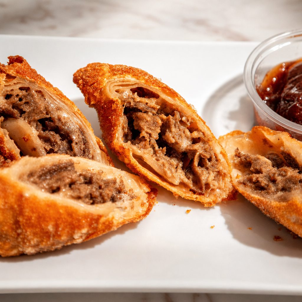 Cheezsteak Egg Rolls.